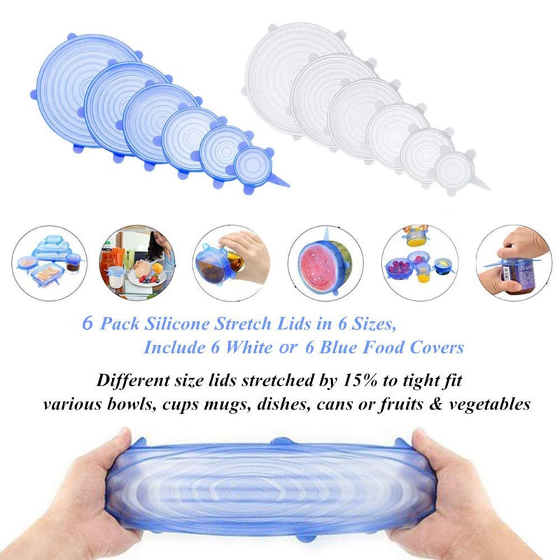 Silicone Stretch Lids - Height Kitchen