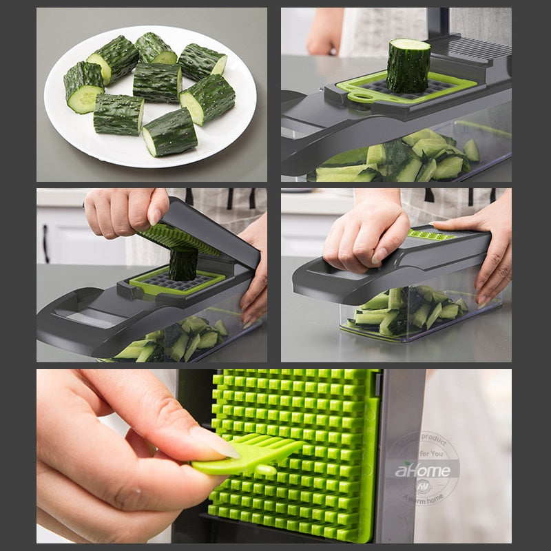 Mandolin Cutter With Which It Will Facilitate Food Preparation - Height Kitchen