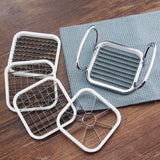 5pcs Stainless Steel Cutter Slicer Vegetable Fruit Shredders Potato Chips Cutter Kitchen Tools MYDING - Height Kitchen