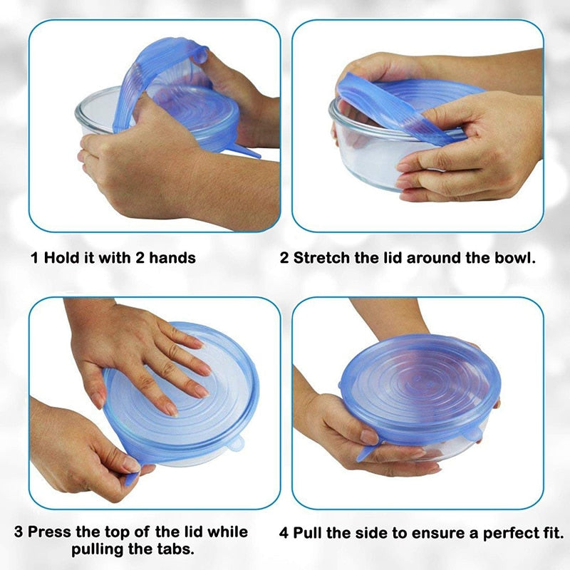 Silicone Stretch Lids - Height Kitchen
