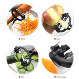 360° Vegetable Peeler With Which You Will Save Time And Effort. - Height Kitchen