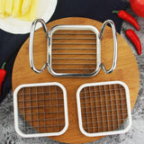 5pcs Stainless Steel Cutter Slicer Vegetable Fruit Shredders Potato Chips Cutter Kitchen Tools MYDING - Height Kitchen
