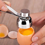 Ossayi Metal Egg Scissors Egg Topper Cutter Shell Opener Stainless Steel Boiled Raw Egg Open Creative Kitchen Tools Set - Height Kitchen