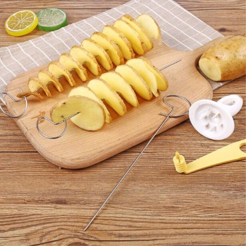 Spiral Potato Cutter That Will Make Your Family Smile - Height Kitchen