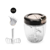 Manual Food Chopper With More Space To Fit More Food - Height Kitchen
