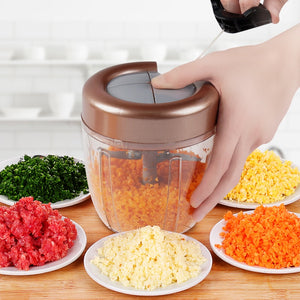 Manual Food Chopper With More Space To Fit More Food - Height Kitchen