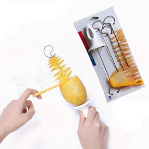 Spiral Potato Cutter That Will Make Your Family Smile - Height Kitchen